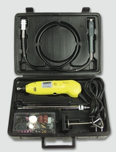 Bruder Mannesmann M92571 Dispozitiv de Slefuire Rapida 130W cu Stativ si 80 Accesorii - Img 3