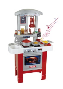 Bucatarie de jucarie Theo Klein Miele cu sunete, 90 cm, pentru copii