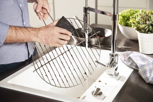 Burete Vileda Glitzi Power INOX Curatare Eficienta Set 2 Bucati - Img 3
