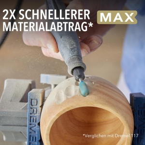 Burghiu de sculptat Dremel MAX 9954, 7.9 mm, otel inoxidabil, pentru lemn si plastic - Img 4
