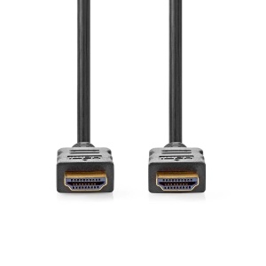 Cablu HDMI NEDIS High Speed cu Ethernet 4K60Hz 5m Negru