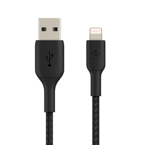 Cablu Lightning Belkin Boost Charge, 1m, Negru, MFi-certificat