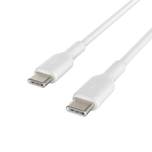 Cablu USB-C Belkin BoostCharge, 1m, 2 bucati, alb, incarcare rapida - Img 4