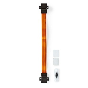Cablul de retea Nedis RJ45 cu trecere prin fereastra, 0,30 m, UTP, portocaliu - Img 3