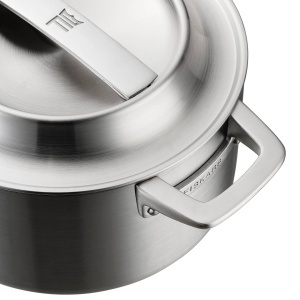 Cacerola din otel inoxidabil Fiskars Norden, 3 l, cu capac - Img 6