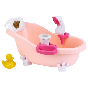 Cada pentru papusi Theo Klein 1665 Baby Coralie cu lumini si sunete, 42 cm