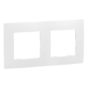 Cadru de Acoperire Legrand 665002, Alb, 2-Fach, Accesorii