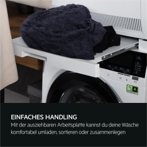 Cadru de legatura AEG pentru spalator si uscator, 60cm, suport 15kg, fara gauri - Img 4