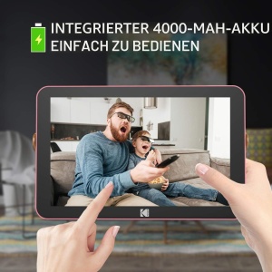 Cadru foto digital Kodak RWF-108, 10 inch, WiFi 6, 32 GB, roz - Img 4