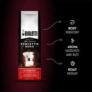 Cafea Macinata Bialetti Perfetto Moka Classico, 250g, Aroma de Haselnute si Fructe Uscate - Img 6