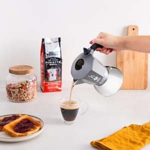 Cafetiera espresso Bialetti Brikka Induction 4 cesti argintiu compatibila cu plite inductie - Img 7