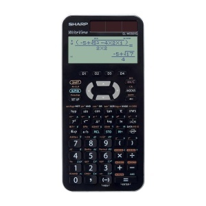 Calculator stiintific Sharp EL-W550XG, 4 linii, alimentare solara si baterie