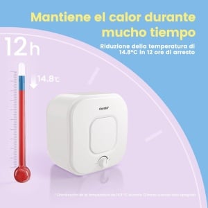 Calentator de apa electric COMFEE D15-20VEU(W)-FR, 15 litri, sub chiuveta, compact - Img 5