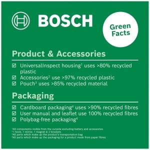 Camera de inspectie Bosch UniversalInspect (camera endoscopica O8mm pentru achizitia de imagini color si de inalta calitate cu cablu flexibil de 0,95 m si memorie integrata, intr-o cutie) - Img 2
