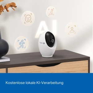 Camera de supraveghere interior Tapo C260, 4K Ultra HD, 8MP, rotire 360, detectie AI, microSD pana la 512GB - Img 7