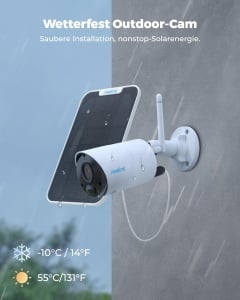 Camera de supraveghere Reolink 2K cu baterie, Wi-Fi 2,4GHz, nocturna IR - Img 6
