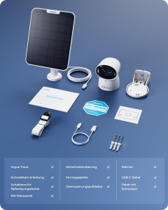 Camera de supraveghere Reolink 4K cu solar, 360 PTZ, 8MP, noapte color - Img 9
