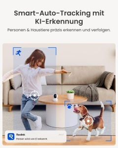 Camera de supraveghere Reolink E1 4MP 360deg Auto-Tracking Detectare persoane si animale - Img 3
