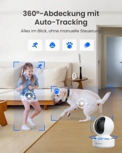 Camera de supraveghere Reolink E1 Pro, 5MP, WiFi, Auto-tracking, IR nocturn - Img 4