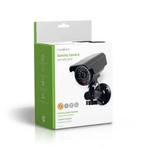 Camera de supraveghere simulata Nedis Bullet IP44, alimentare solara, neagra - Img 6