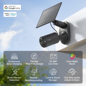 Camera de supraveghere Tapo C411 KIT 2K, solara, cu vedere nocturna color, IP65 - Img 2