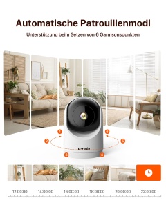 Camera de supraveghere Tenda CP3V30 3MP 360deg Night Vision Wi-Fi 6 stocare SD 256GB - Img 7