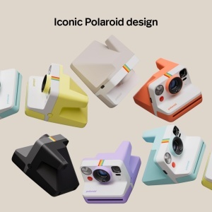 Camera instant Polaroid Now Gen 3, negru, bundle cu film colorat (16 poze) - Img 4