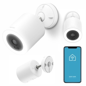 Camera supraveghere Hama IP65 Exterior Alb Detectare miscare si vedere nocturna color