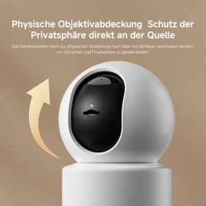 Camera supraveghere interior Xiaomi C201 1080p HD 360deg detectie persoane si animale vedere nocturna color - Img 2