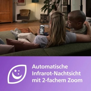 Camera video pentru bebelusi Philips Avent SCD64326 HD Night Vision Aplicatie Baby Monitor - Img 3