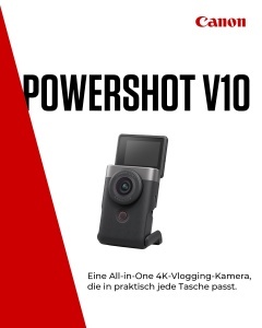 Camera Vlogging Canon PowerShot V10, 4K, Compacta, Argintie - Img 2