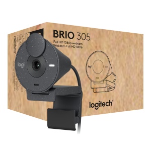 Camera web Logitech Brio 305 Full HD 1080P cu microfon si protectie pentru intimitate