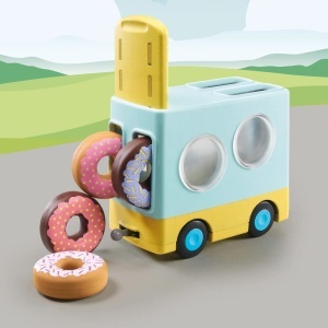 Camion de jucarie PLAYMOBIL 1.2.3 71325 cu functie de sortare si stivuire, pentru copii de la 12 luni - Img 4
