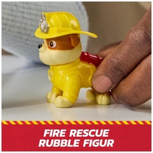 Camion de salvare PAW Patrol Rubble cu figura, 18 cm, cu functie de incarcare - Img 8