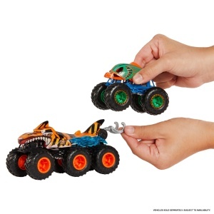 Camion Hot Wheels Monster Trucks Big Rigs 164 cu 6 roti, diverse modele - Img 4