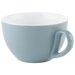 Cana cappuccino APS 16008, 300 ml, ceramica, albastra, 10,5 cm