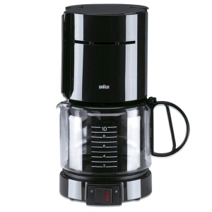 Cana de cafea Braun BRSC010, capacitate 10 cani, sticla, neagra - Img 3