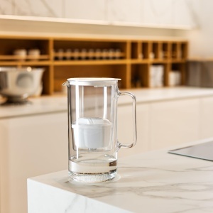 Cana filtranta Wessper D4 Borosilicat 2L cu LED, alba - Img 8