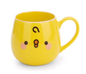 Cana Piu Piu 400ml Porcelan Galbena - Design Frumos, Practica pentru Acasa sau Birou - Img 2