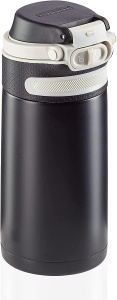 Cana termos Leifheit Flip 350ml, 100 etansa, neagra