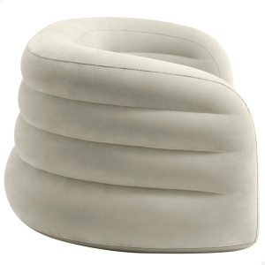 Canapea Curba Intex 66571NP, 229 x 109 x 81 cm, Oliv-Bej - Img 6