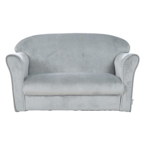Canapea pentru copii roba Lil Sofa, gri, cu brate, 78 cm, confortabila - Img 3