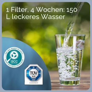 Canistra filtrare apa Brita Marella, 2.4 l, 3 filtre Maxtra Pro, alba - Img 8