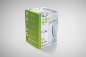 Cantar de apa ECG RK 1758, 1,7 L, Plastic, Albastru-White - Img 2