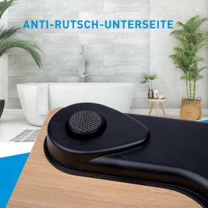 Cantar de baie Grundig Bamboo Digitale, 180 kg, 28x28 cm, rutschfest - Img 4