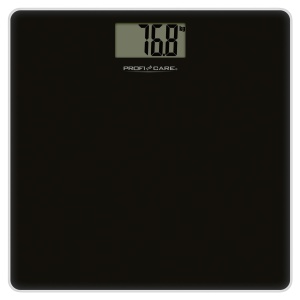 Cantar de baie ProfiCare PC-PW 3122, capacitate 5-180 kg, display LCD, negru