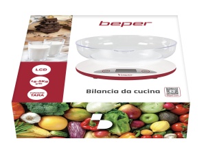 Cantar de bucatarie digital Beper BP.802, 5 kg, cu bol detasabil, albrosu - Img 7