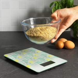 Cantar de bucatarie digital Salter 1102 GNBLDR, 5 kg, functie TARA, platforma din sticla - Img 12