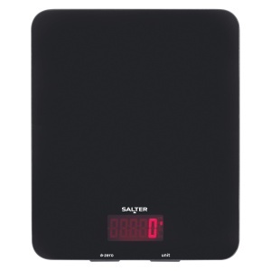 Cantar de bucatarie digital Salter 1160 BKDR 10kg capacitate functie Tara platforma din sticla negru - Img 8