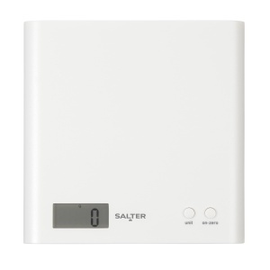 Cantar de bucatarie digital Salter Arc, 3kg, design elegant, alb - Img 8